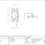 satin brass fitch fastener