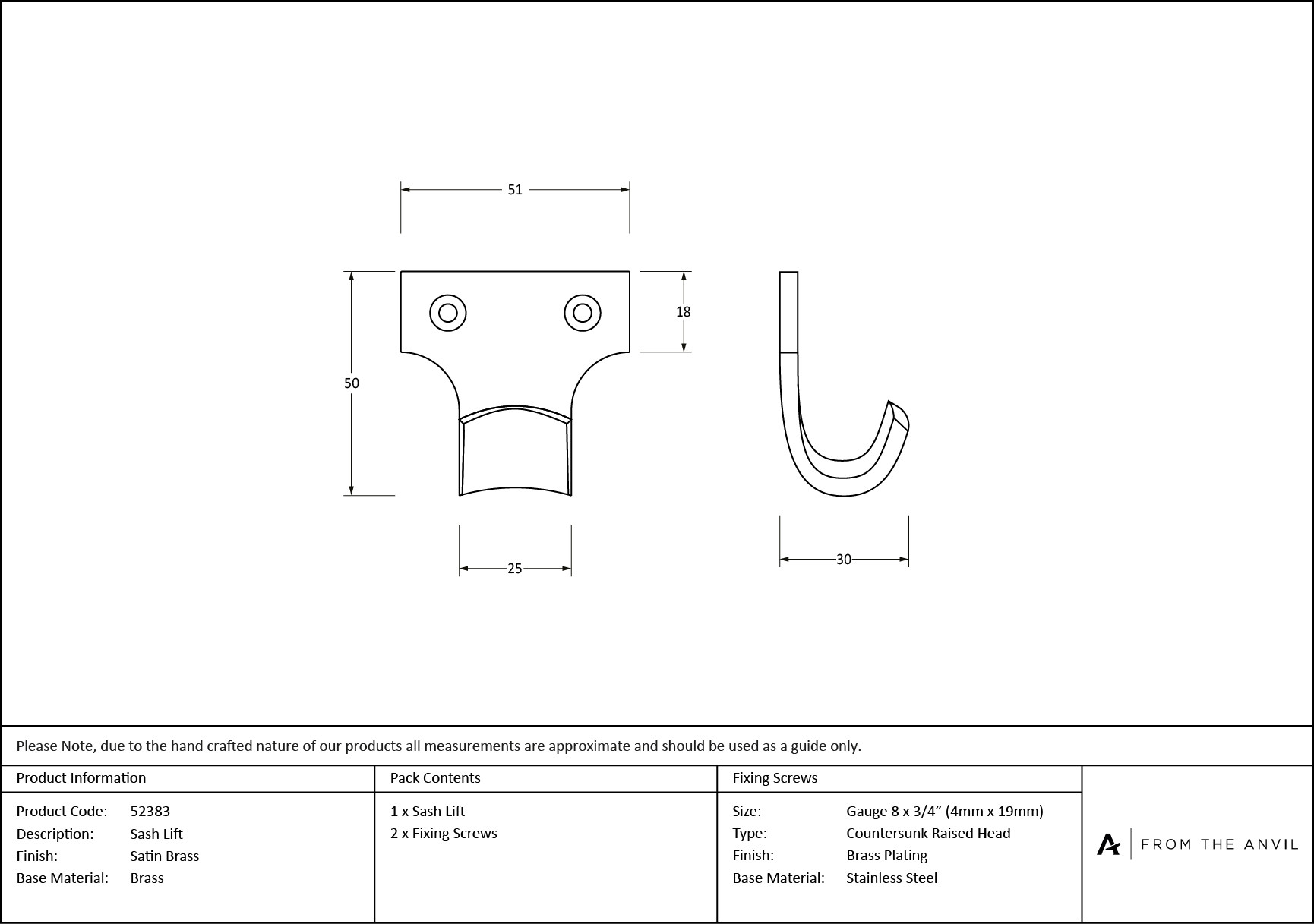 satin brass sash lift