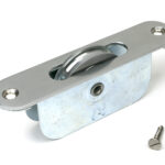 satin chrome radiused sash pulley 75kg
