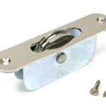 polished nickel radiused sash pulley 75kg