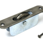 antique pewter radiused sash pulley 75kg