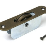 burnished brass radiused sash pulley 75kg