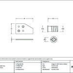 burnished brass key flush sash stop