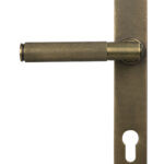 burnished brass brompton slimline lever espag. lock set