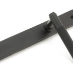 aged bronze brompton slimline lever espag. latch set