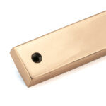 polished bronze brompton slimline lever espag. latch set