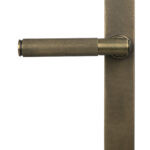 burnished brass brompton slimline lever espag. latch set