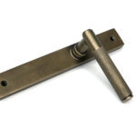 burnished brass brompton slimline lever espag. latch set