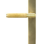 satin brass brompton slimline lever espag. latch set