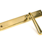 polished brass newbury slimline lever espag. latch set