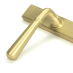 satin brass newbury slimline lever espag. latch set