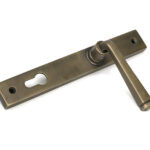 burnished brass avon slimline lever espag. lock set