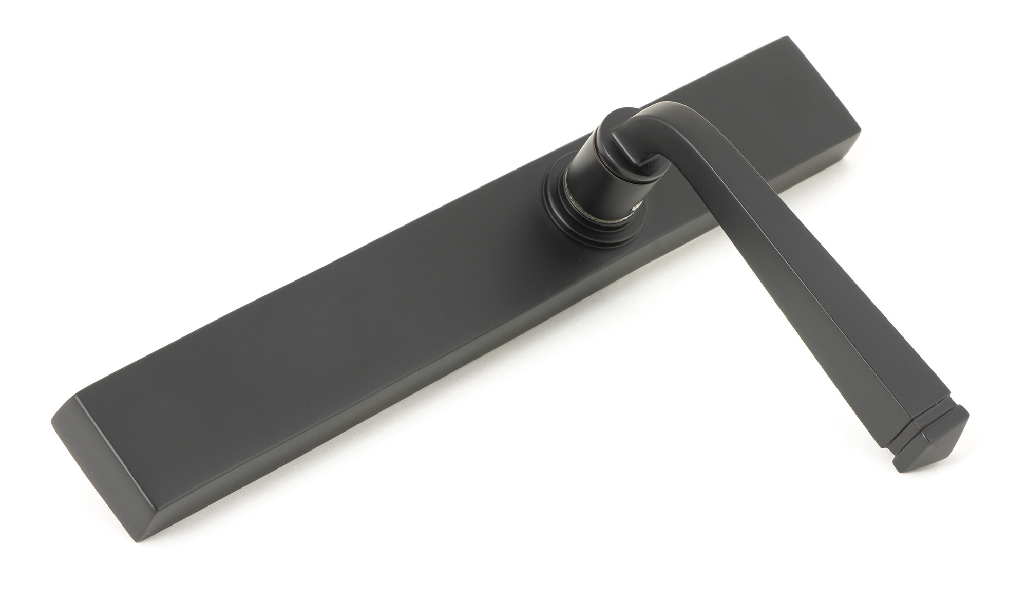 aged bronze avon slimline lever latch set