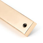 polished bronze avon slimline lever latch set