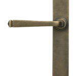 burnished brass avon slimline lever latch set