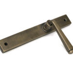 burnished brass avon slimline lever latch set