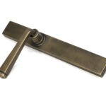 burnished brass avon slimline lever latch set
