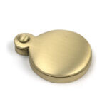 satin brass 30mm round escutcheon