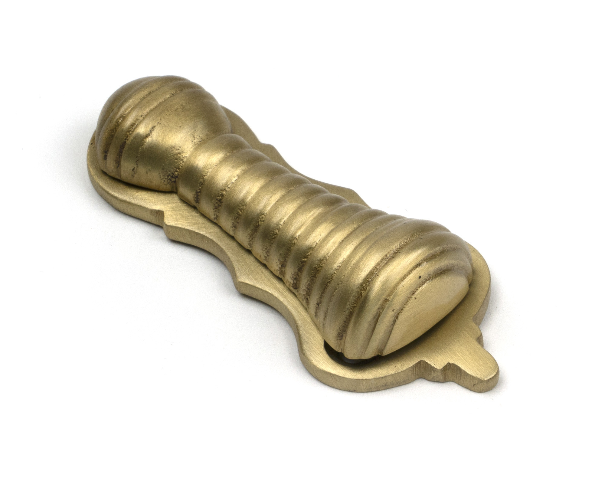 satin brass beehive escutcheon