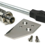 polished marine ss (316) key flush sash stop