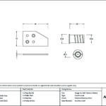 satin marine ss (316) key flush sash stop