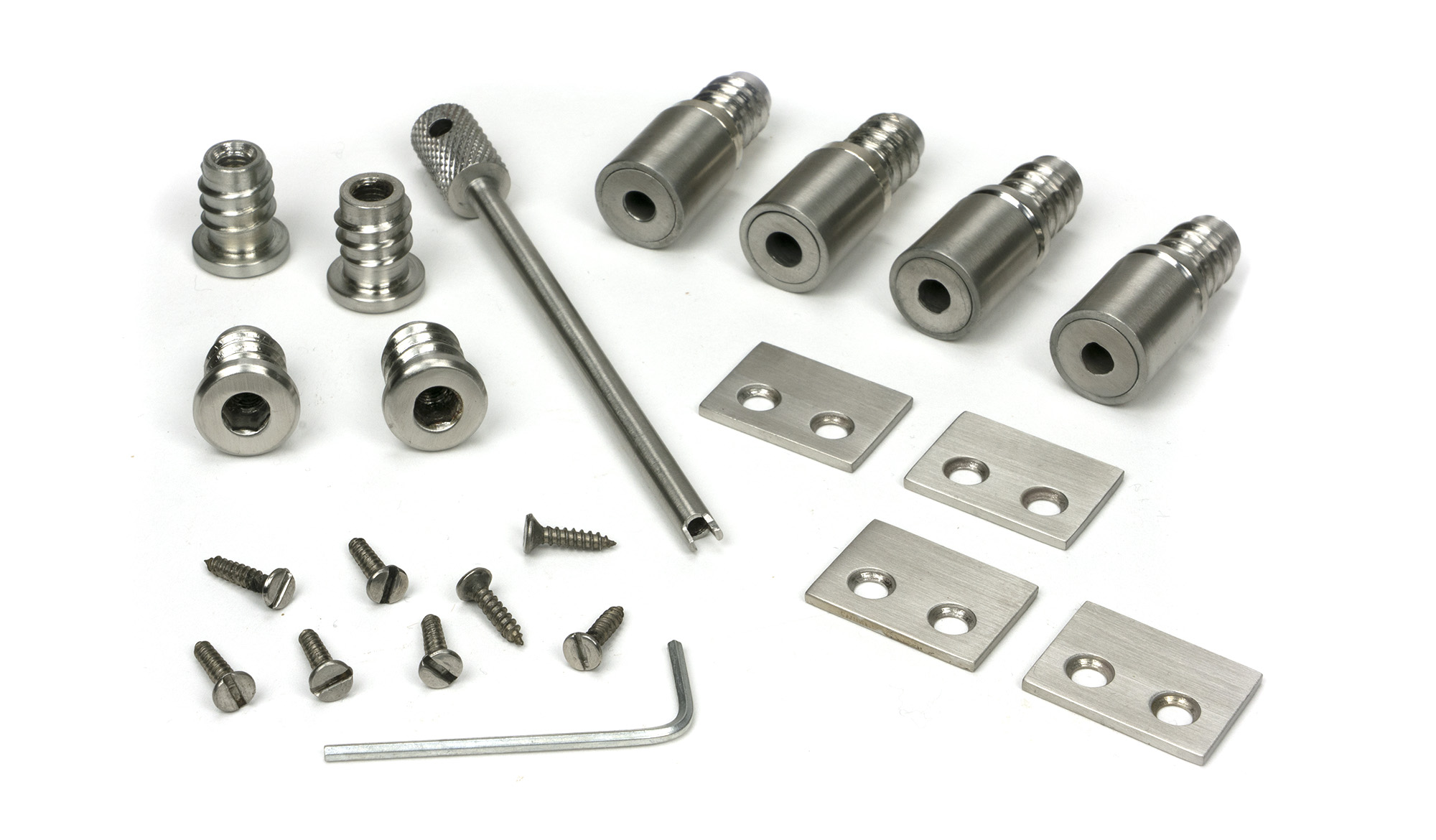 satin marine ss (316) secure stops (pack of 4)