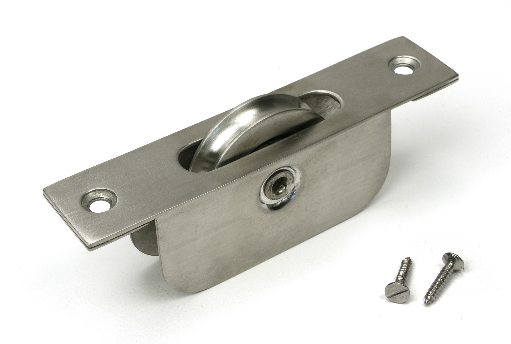 satin marine ss (316) square ended sash pulley 75kg