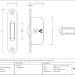 polished marine ss (316) radiused sash pulley 75kg