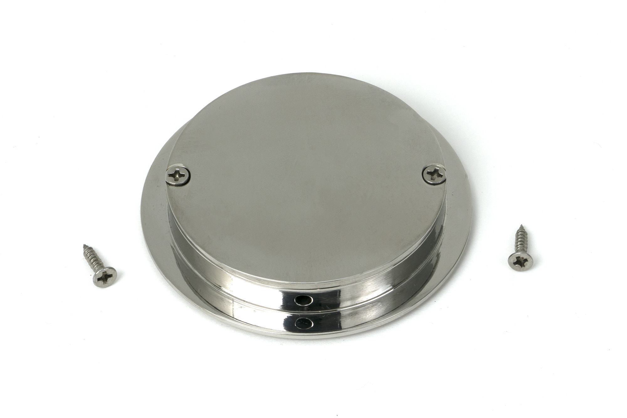 polished marine ss (316) 75mm art deco round pull