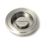 satin marine ss (316) 60mm art deco round pull privacy set