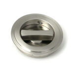 satin marine ss (316) 60mm art deco round pull privacy set