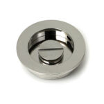 polished marine ss (316) 60mm plain round pull privacy set