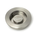 satin marine ss (316) 60mm plain round pull privacy set