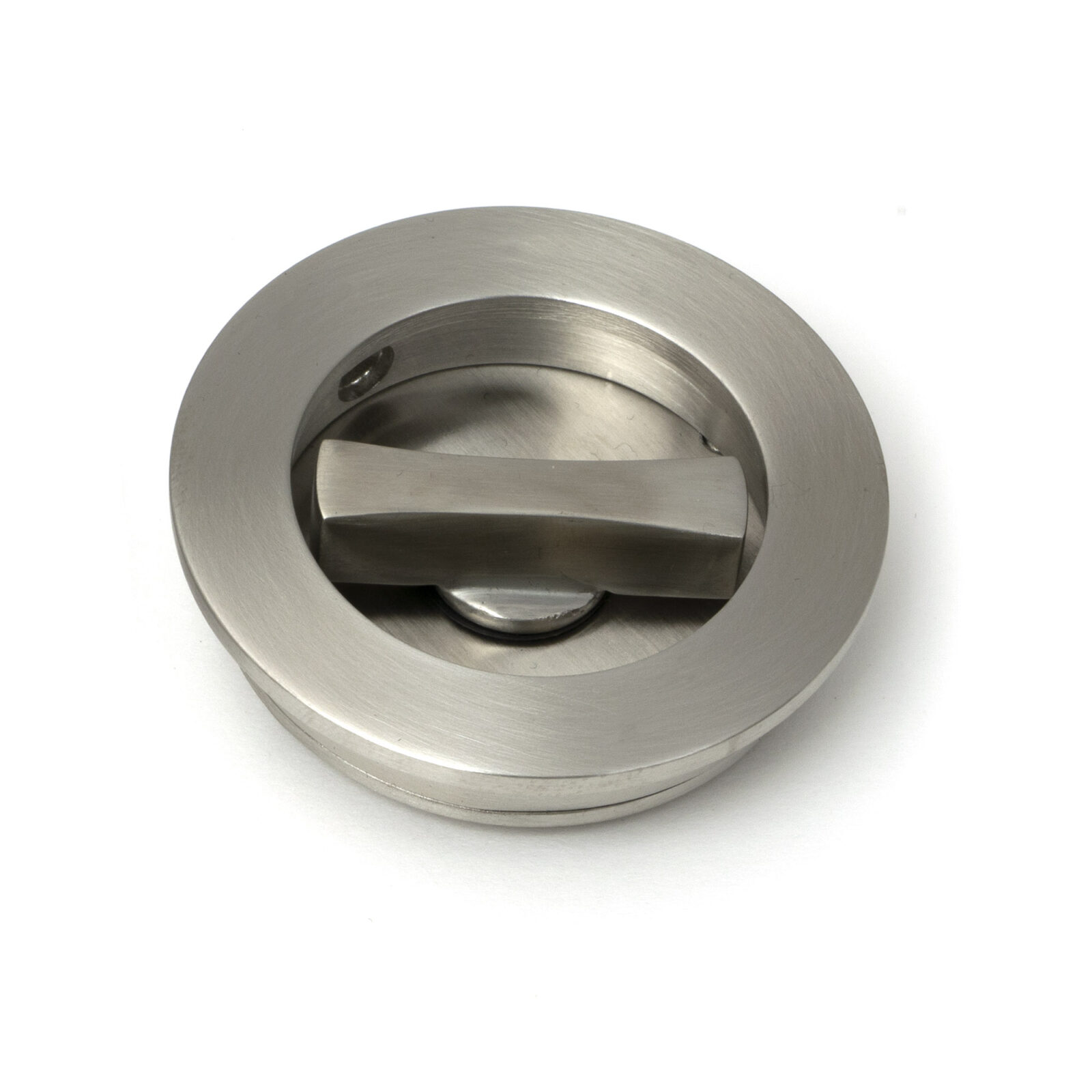 satin marine ss (316) 60mm plain round pull privacy set