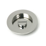 polished marine ss (316) 75mm plain round pull privacy set