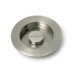 satin marine ss (316) 75mm plain round pull privacy set