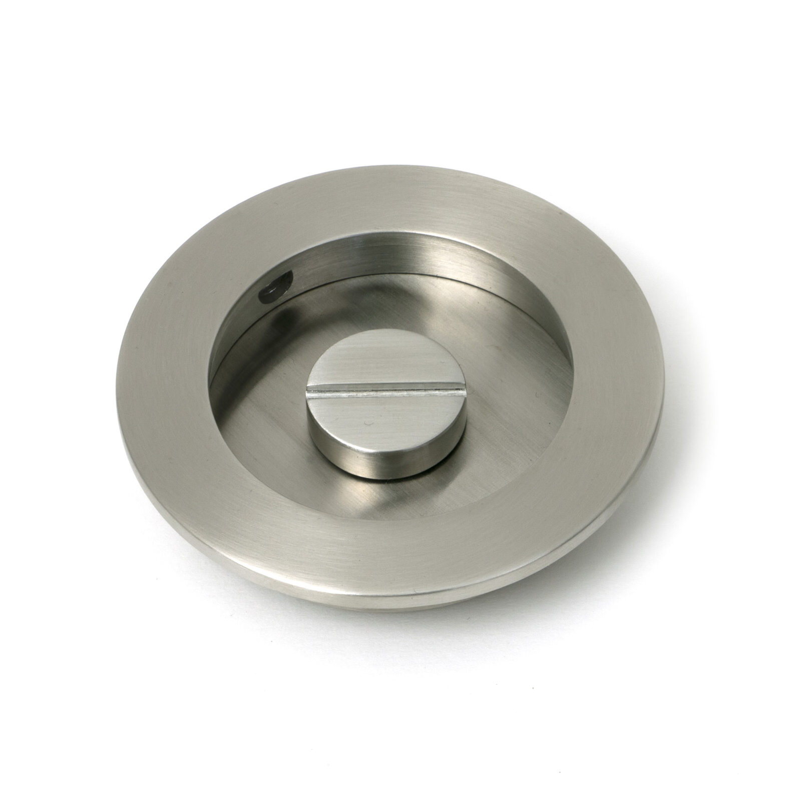 satin marine ss (316) 75mm plain round pull privacy set