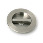 satin marine ss (316) 75mm plain round pull privacy set