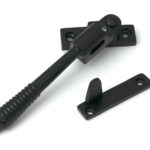 matt black night vent locking reeded fastener