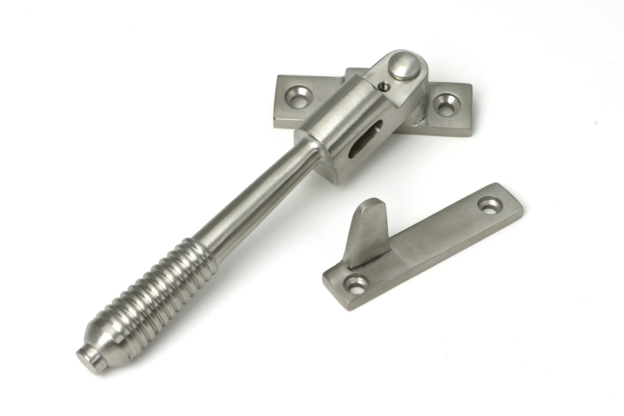 satin marine ss (316) night vent locking reeded fastener