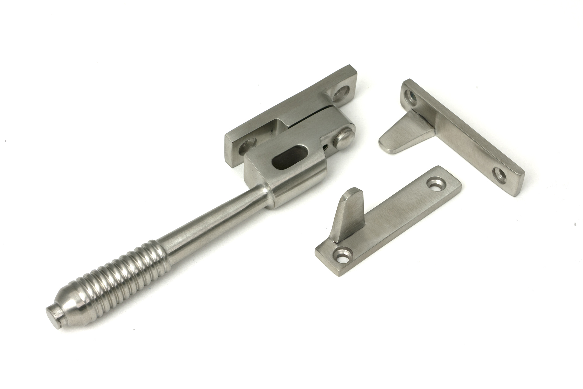 satin marine ss (316) night vent locking reeded fastener