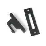 matt black locking reeded fastener