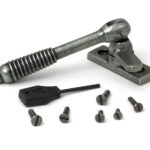 pewter locking reeded fastener