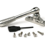 polished marine ss (316) locking reeded fastener