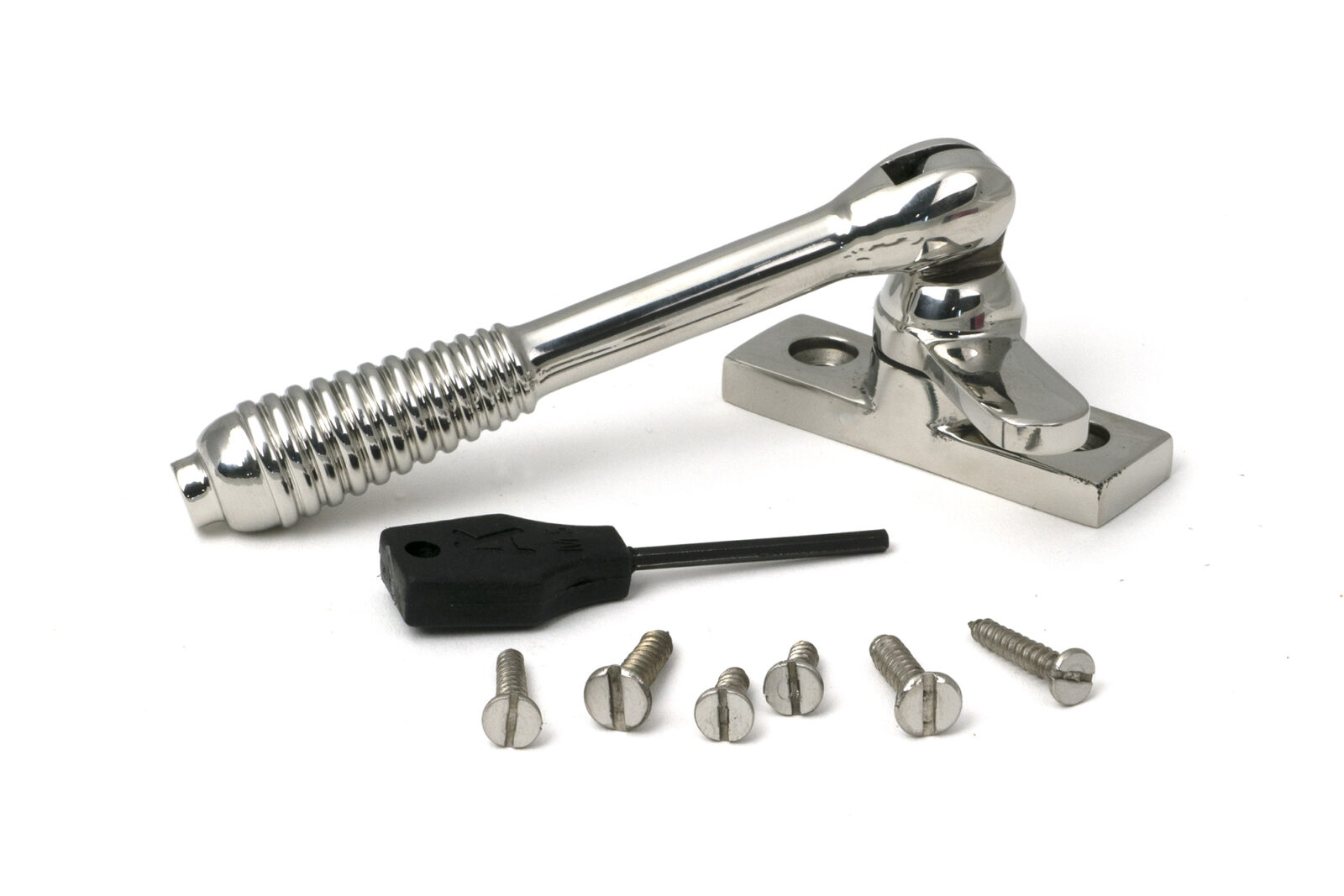 polished marine ss (316) locking reeded fastener