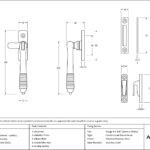 polished marine ss (316) locking reeded fastener