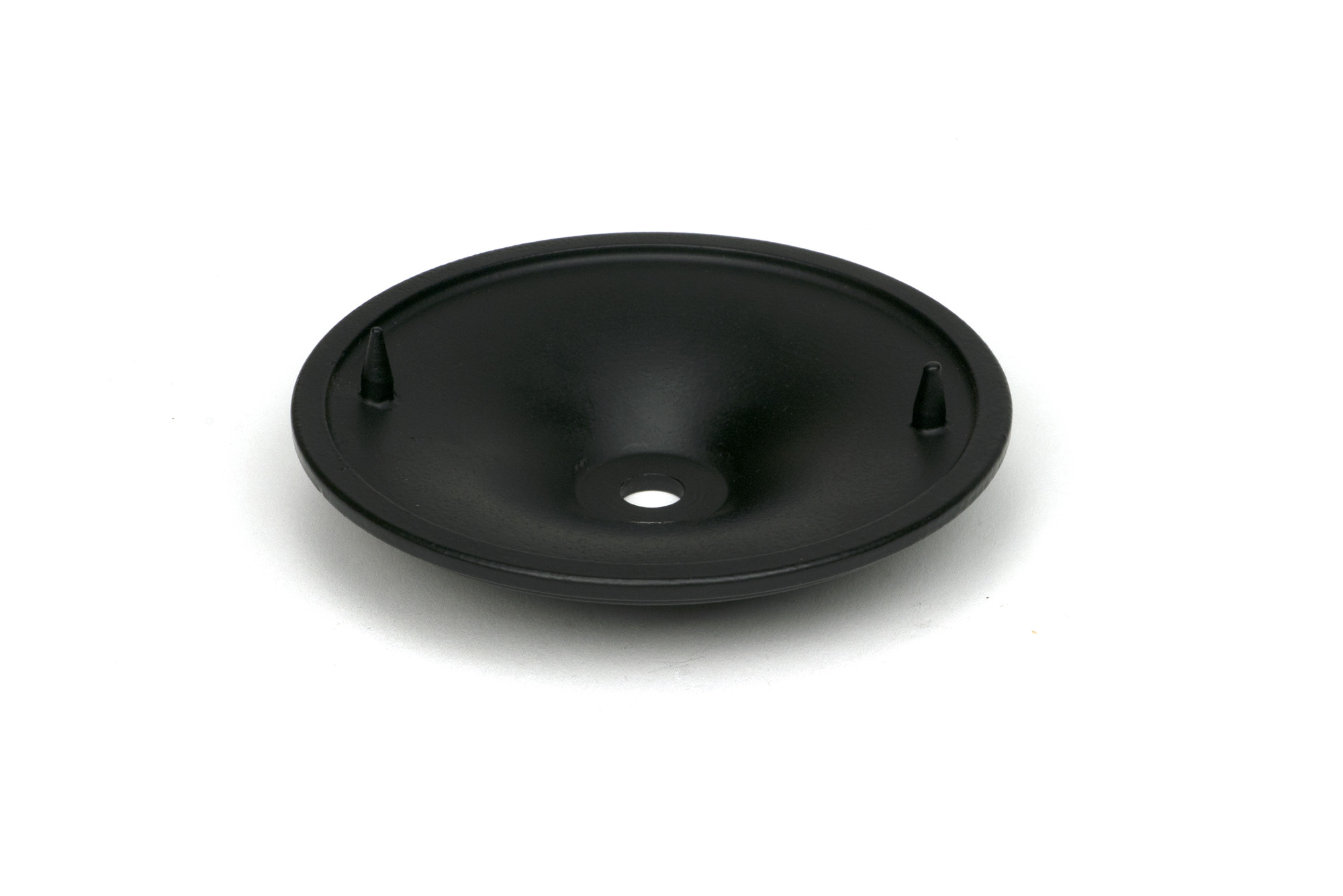 matt black art deco centre door knob