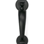 matt black doctors door knocker