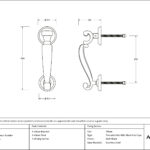 matt black doctors door knocker