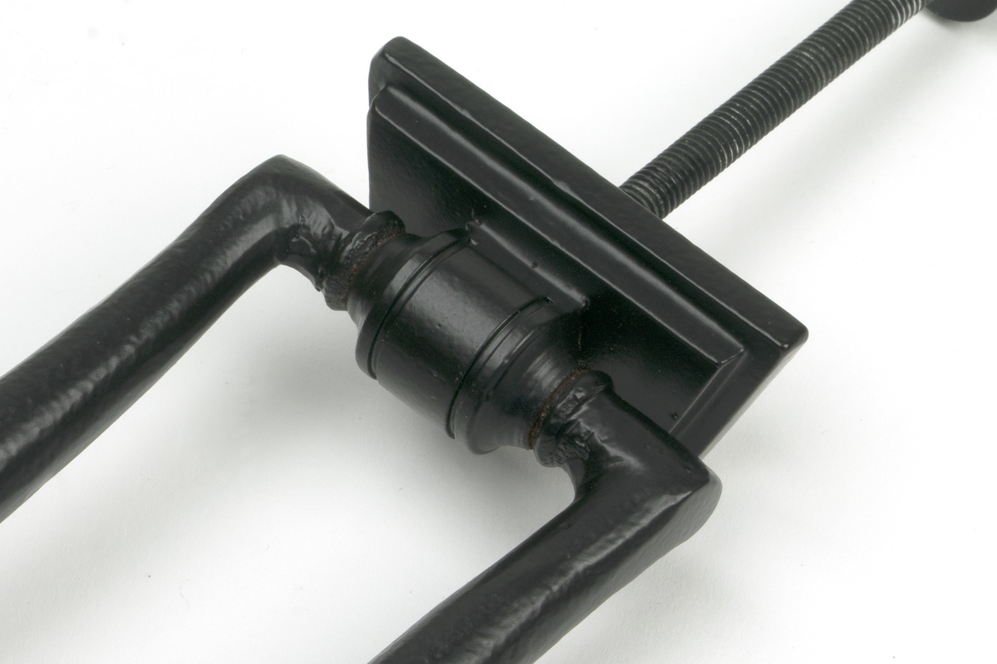 matt black slimline art deco door knocker